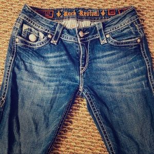 Great Condition Rock Revival denim jeans